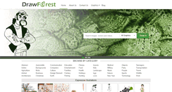 Desktop Screenshot of drawforest.com